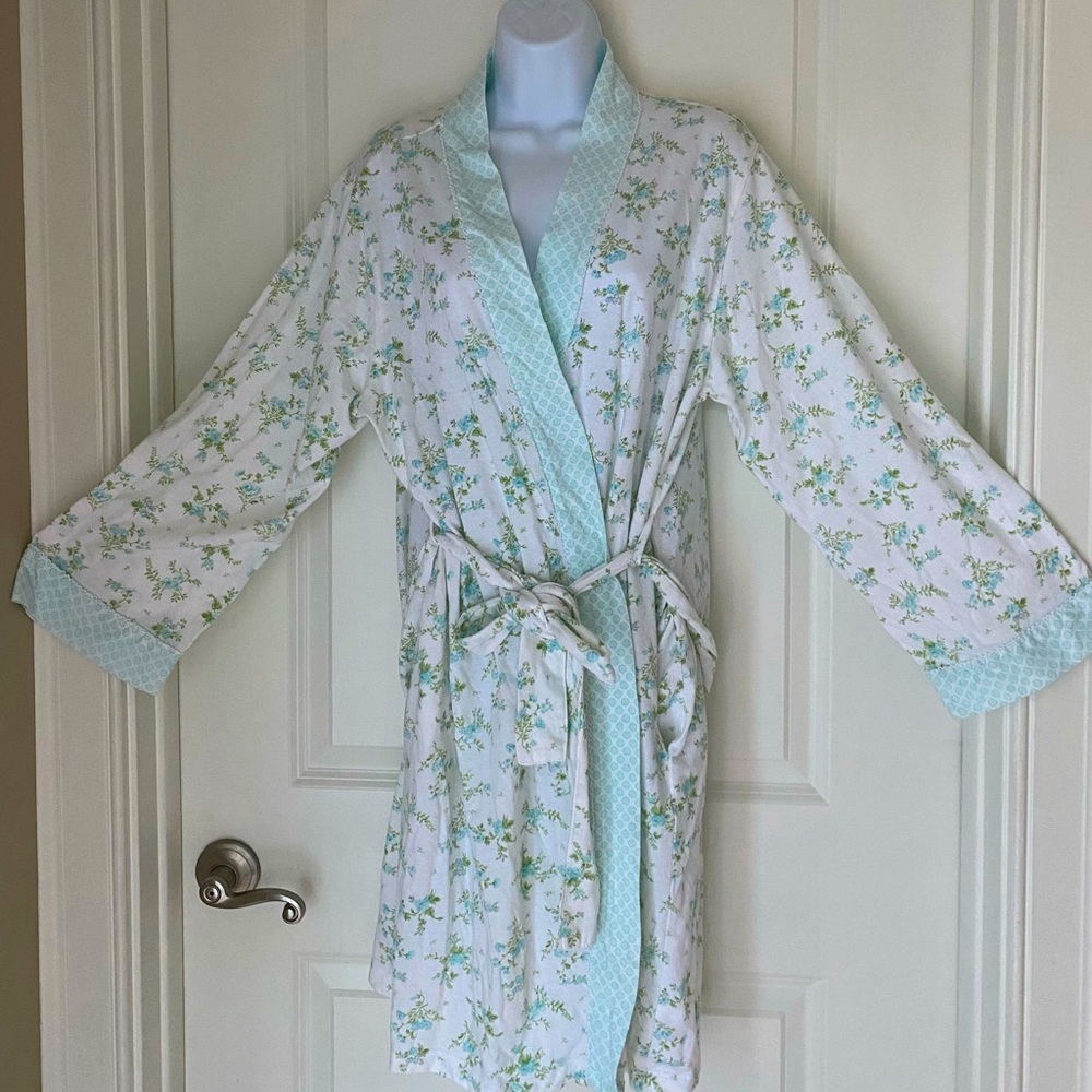 Carole Hochman New York Cottage English Garden Sleep Robe Size M